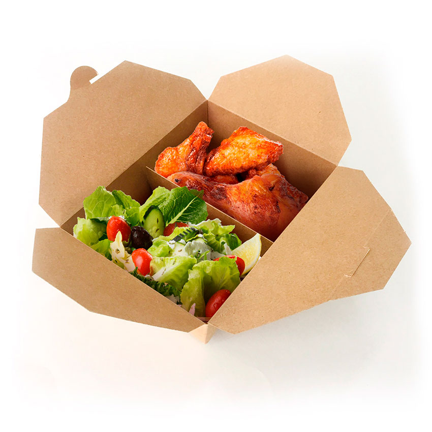 Divisoria Kraft 50/50 600ml e 850ml 200 unidades