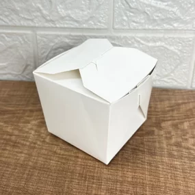 Embalagem Caixa Box Branca P (350 ml) c/ divisória - 100 unidades