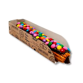 Embalagem p/ mini churros, bomba chocolate, Eclair (11 cm) - 100 unidades